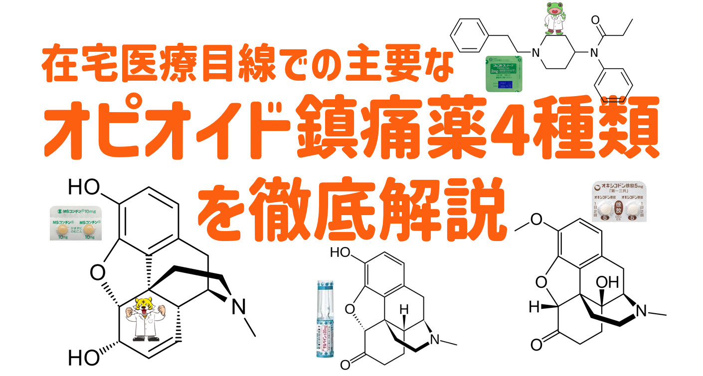 オピオイド作動薬と拮抗薬
